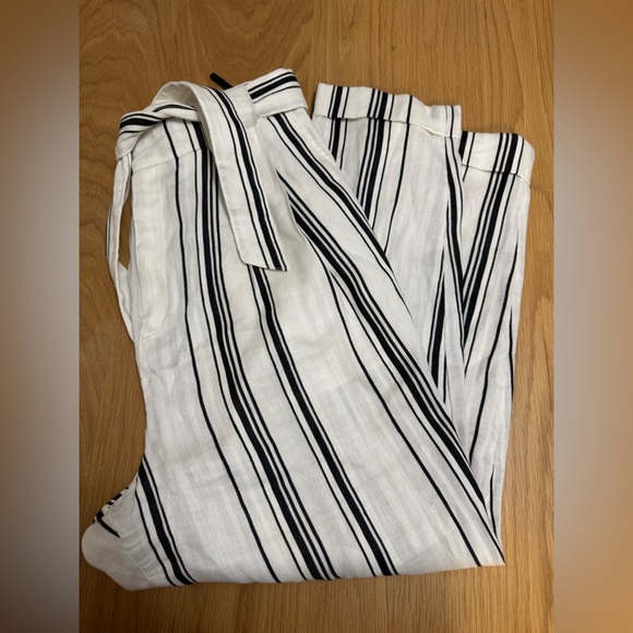 Ted Baker London Women’s Striped Tie Waist Cropped Pants Size 3 (US 8) - Picture 11 of 11